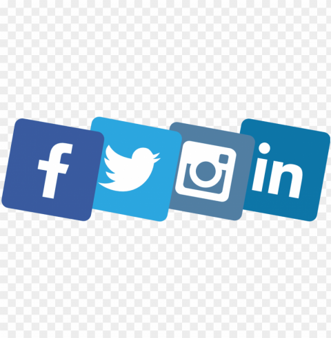 social media icons - social media transparent logo HighQuality PNG Isolated Illustration