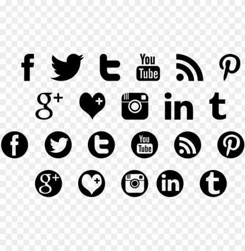 social media icon black PNG images with alpha transparency selection PNG transparent with Clear Background ID 1550d8af