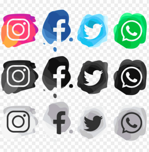 social media marketing - red social media icons free PNG images with clear background