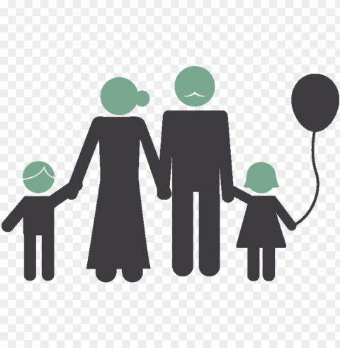 sociology research human behavior woman psychology - family grey icon PNG Isolated Design Element with Clarity