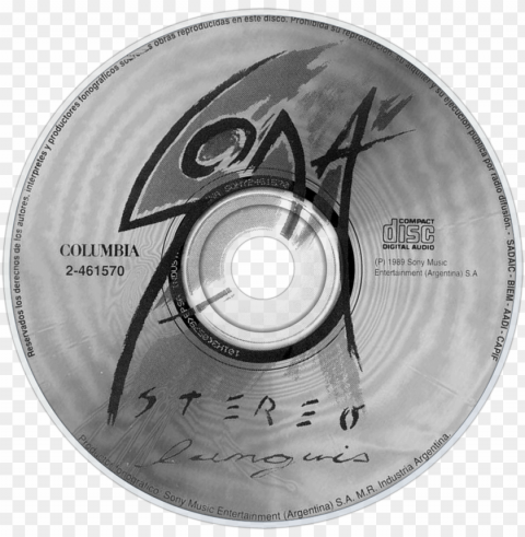 soda stereo languis cd disc image - soda stereo PNG transparent elements package