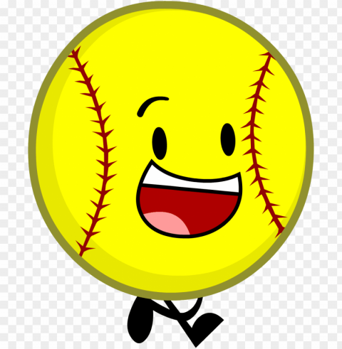 softball v4 - wiki Clear Background PNG Isolated Illustration