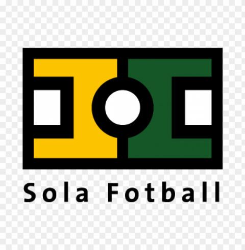sola fotball vector logo Isolated Design Element in Clear Transparent PNG