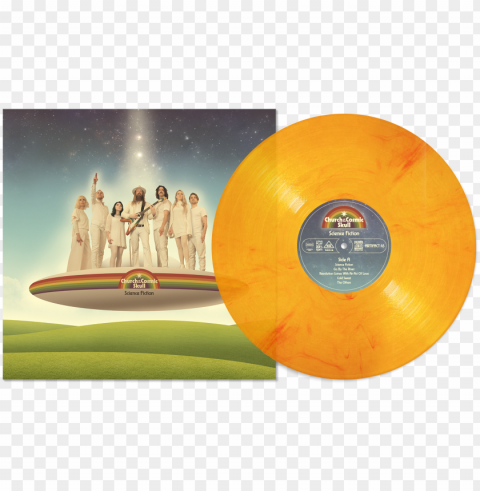 solar flare edition vinyl - church of cosmic skull Clear background PNGs