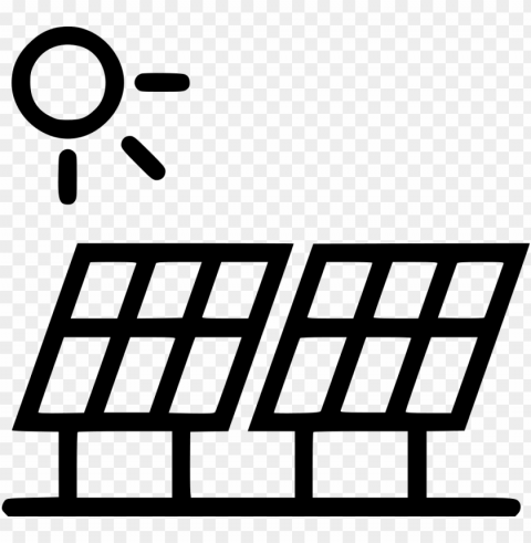 solar panel sun energy eco comments - solar panel icon Isolated Graphic on Clear PNG