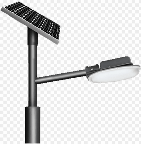 solar street light 40watts led PNG images with alpha background