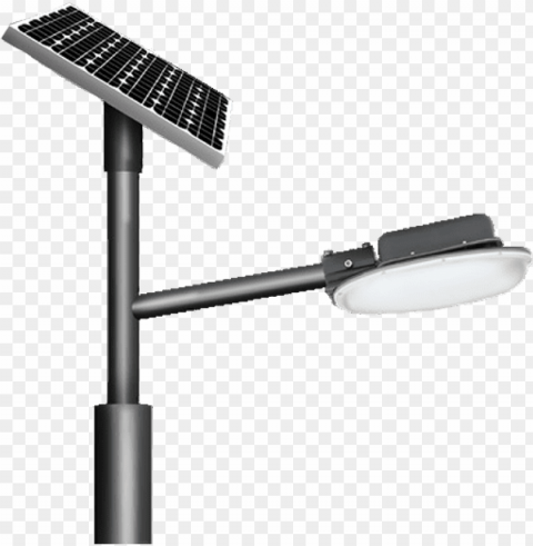 solar street light 40watts led PNG images with alpha background PNG transparent with Clear Background ID 97b10822