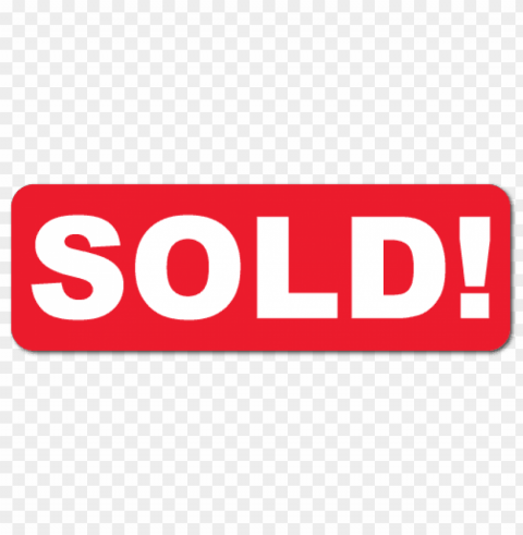 sold PNG Graphic Isolated with Clarity