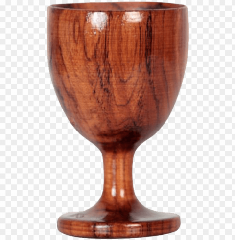 sold times - wood goblet Transparent Background PNG Isolated Icon