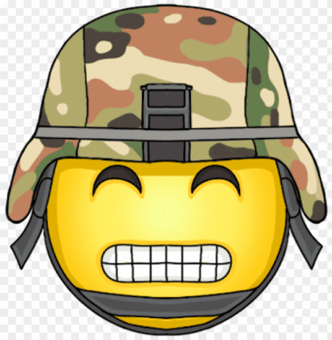 soldiergridteeth discord emoji - emoji military Transparent PNG illustrations