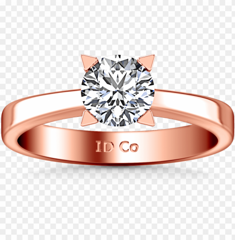 solitaire engagement ring icon 14k rose gold - solitaire diamond engagement ring icon 14k rose gold PNG images without watermarks