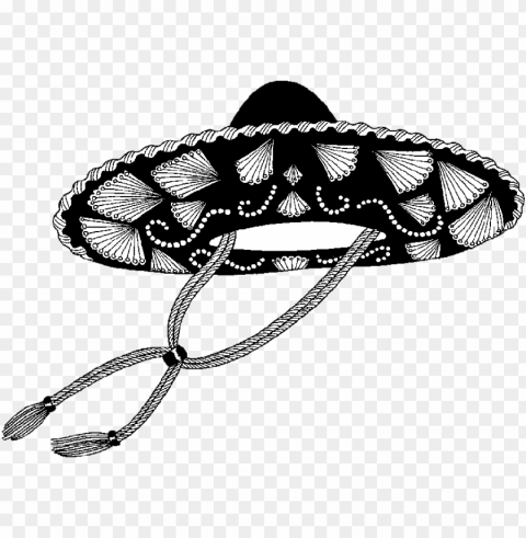 sombrero charro vector PNG Graphic with Transparent Background Isolation
