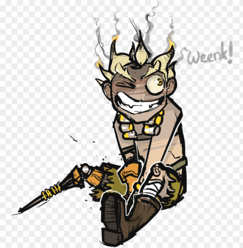 someone told me to draw a cute junkrat from overwatch - overwatch cute junkrat drawi PNG files with alpha channel assortment