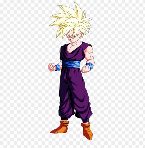 son gohan ClearCut Background Isolated PNG Art