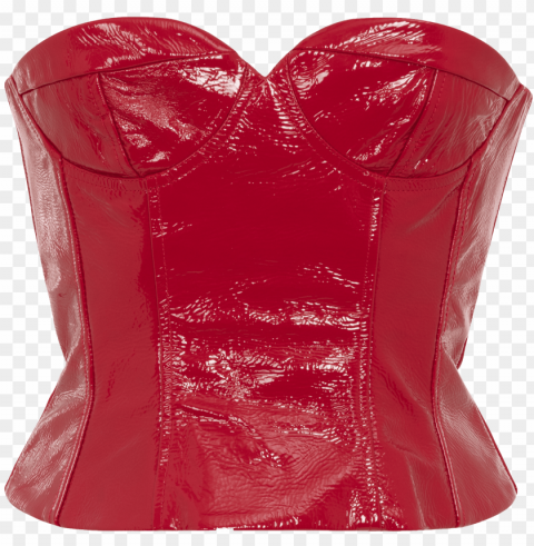sonia red patent sonia red patent 01 - corset HighQuality Transparent PNG Isolated Graphic Design