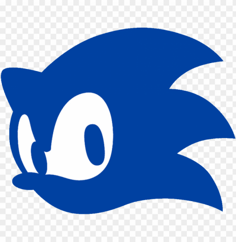 sonic head icon - sonic the hedgehog ico Isolated Subject on HighQuality Transparent PNG