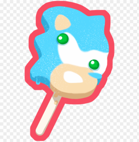 sonic popsicle sticker - cartoo PNG images with transparent canvas comprehensive compilation