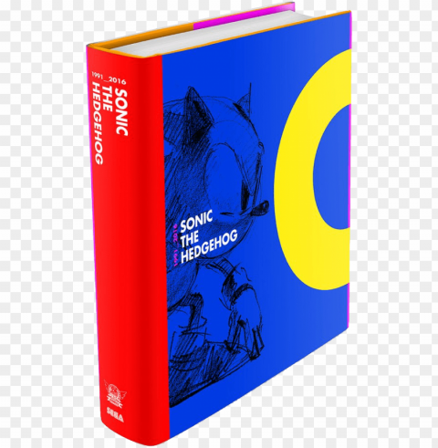 sonic the hedgehog 25 anniversary art book - sonic the hedgehog art book 25th anniversary PNG Isolated Object with Clear Transparency
