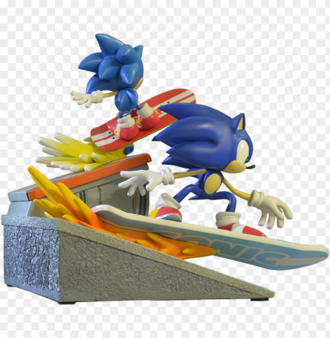 sonic the hedgehog - sonic the hedgehog - sonic generations diorama 12 HighQuality Transparent PNG Isolated Art PNG transparent with Clear Background ID 9b8a890e