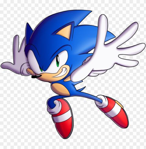 sonic transparent - sonic the hedgehog transparent PNG with Isolated Object