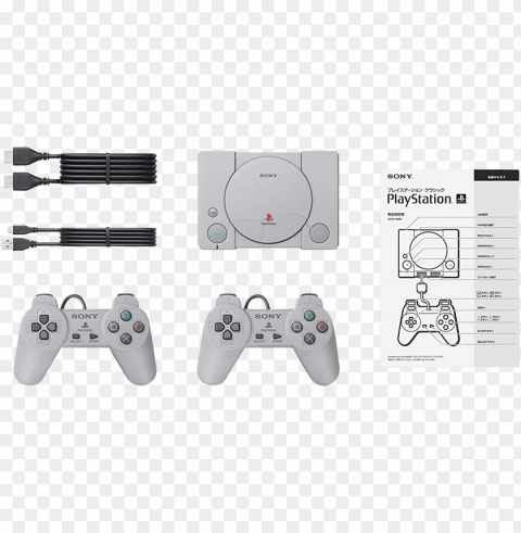 sony playstation classic sony scph-1000r - playstation classic hack Transparent Background PNG Isolated Element