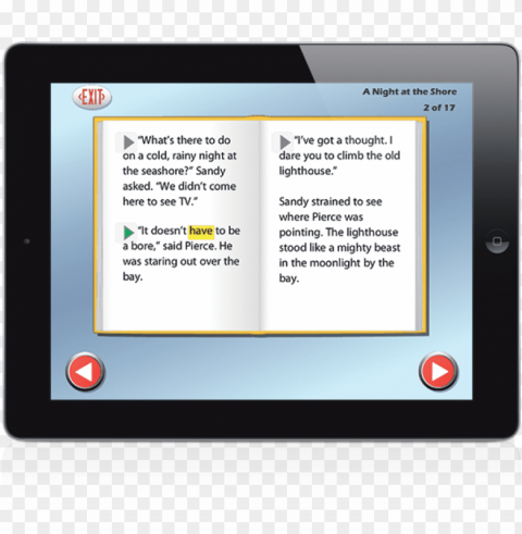 sound out chapter books app - tablet computer PNG Image with Isolated Artwork