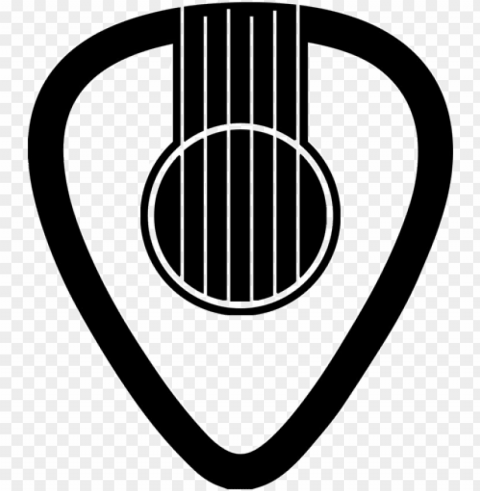 sound tattoo picks guitar pick acoustic hole clipart - guitar pick icon PNG Isolated Subject with Transparency