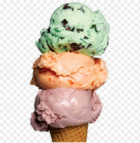 source - - 3 scoops of ice cream Isolated Character in Transparent PNG
