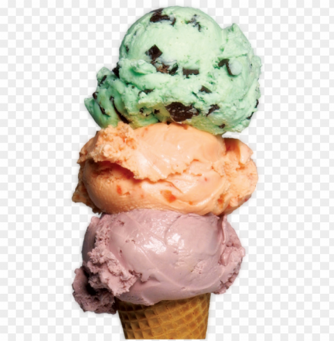 Source - - 3 Scoops Of Ice Cream Isolated Character In Transparent PNG