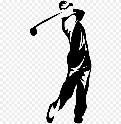 source - www - ambiance-sticker - com - report - golfer - illustratio Isolated Object in HighQuality Transparent PNG