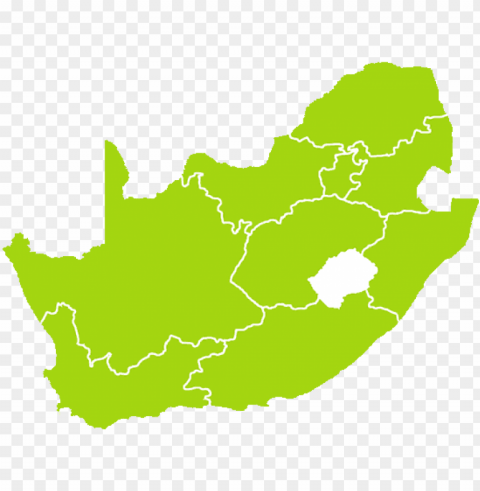 south africa map vector Isolated Character on Transparent Background PNG