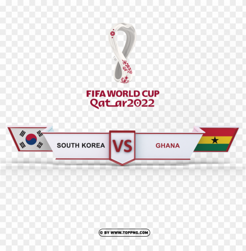 south korea vs ghana fifa world cup qatar 2022 High Resolution PNG Isolated Illustration