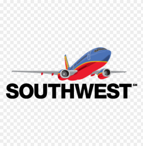 southwest airlines logo vector free Transparent PNG Graphic with Isolated Object