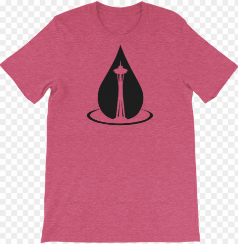 space needle raindrop - shirt Clear PNG pictures compilation