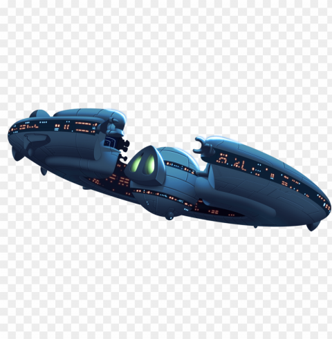 Spaceship PNG Image With Clear Isolated Object