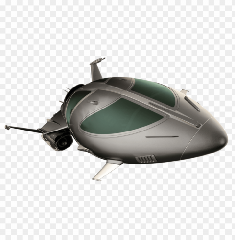 spaceship PNG with clear transparency