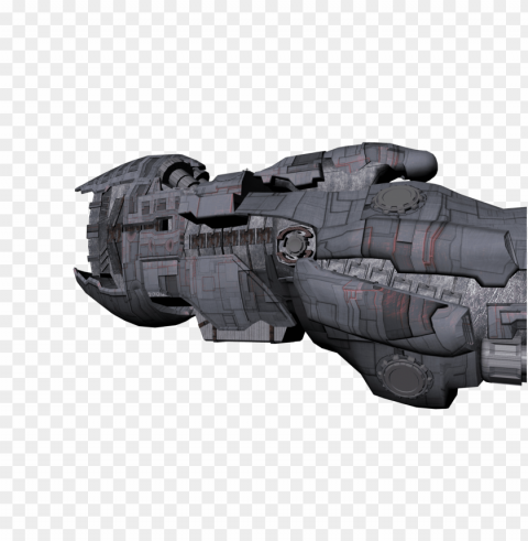spaceship Isolated Icon in Transparent PNG Format