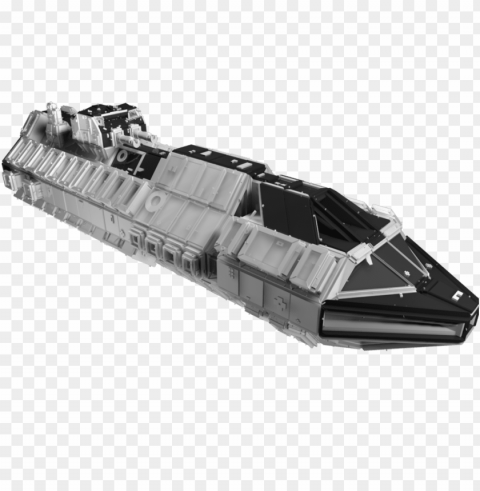 spaceship Isolated Item on Transparent PNG Format