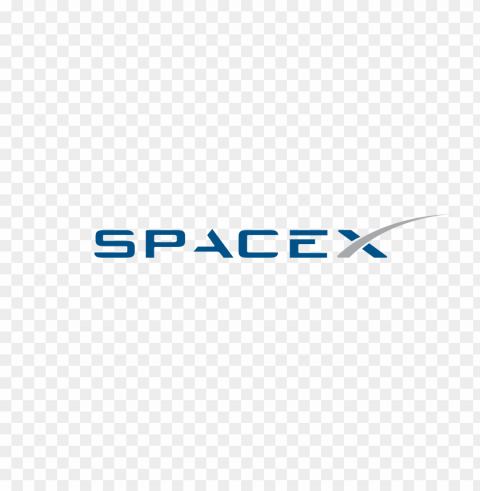 spacex logo Isolated Element with Clear Background PNG