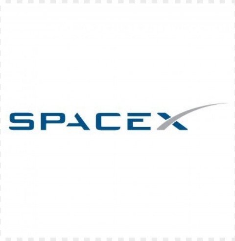 spacex vector logo Clean Background Isolated PNG Character