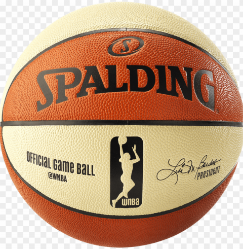 spalding wnba official composite basketball - spalding wnba official game basketball Transparent Background PNG Isolated Art