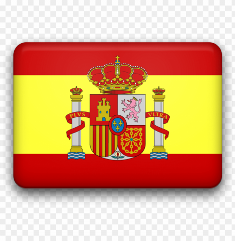 spanish flag symbol spain flagspanish flag - de donde es el código 34 Isolated Character on Transparent PNG