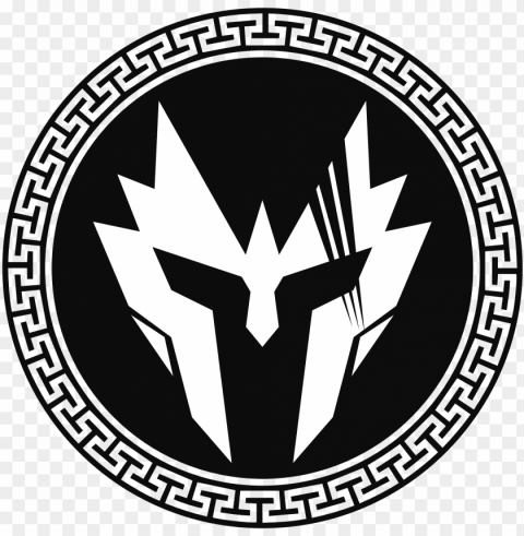 spartan logo - ancient greek shield vector Isolated Subject in Transparent PNG Format