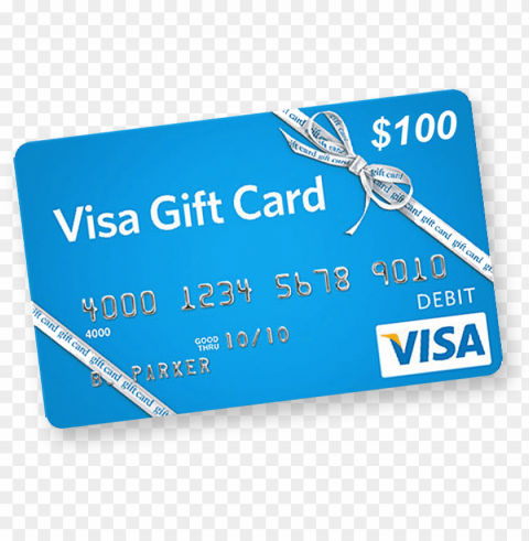 special offers for our customers 100 visa gift card - electric blue Free PNG images with alpha channel variety