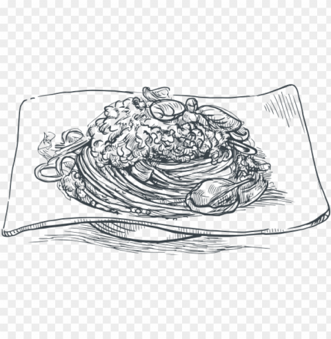 specialty wine night - pasta drawing Isolated Subject with Transparent PNG