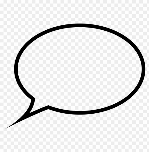 speech bubble PNG Graphic with Clear Background Isolation