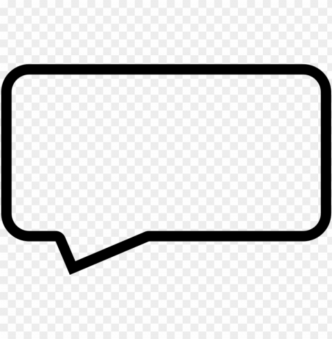 speech bubble outline - speech balloo PNG Graphic with Isolated Clarity