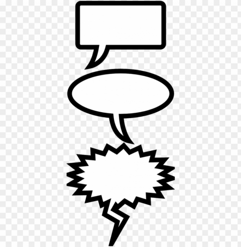 speech commentating - speech bubbles HighQuality Transparent PNG Isolated Element Detail