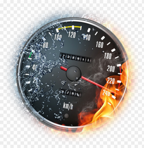 Speedometer Cars Image Transparent PNG Isolated Design Element