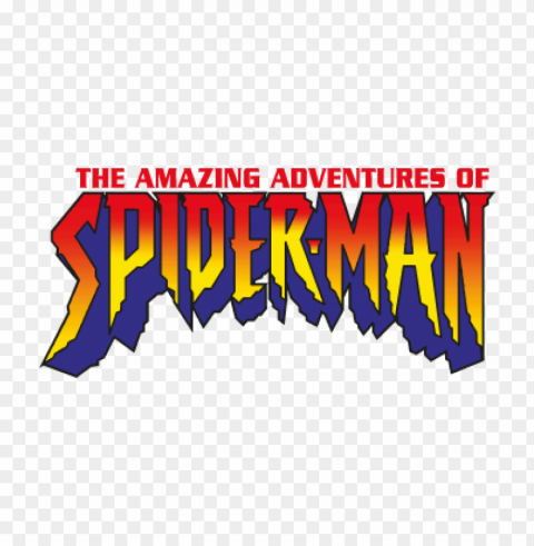 spider-man amazing vector logo free download Isolated Graphic with Transparent Background PNG